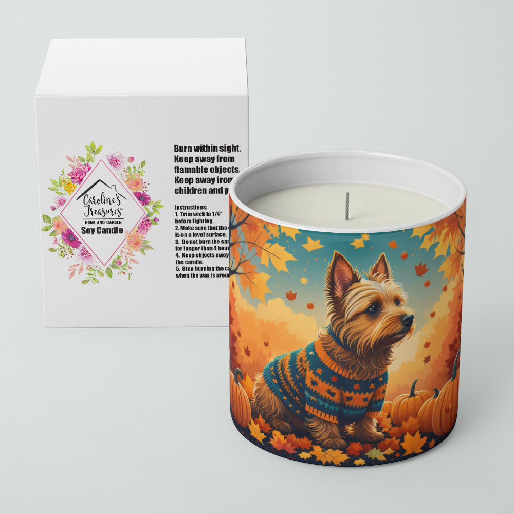 Australian Terrier Terrier Fall Decorative Soy Candle  the-store.com.