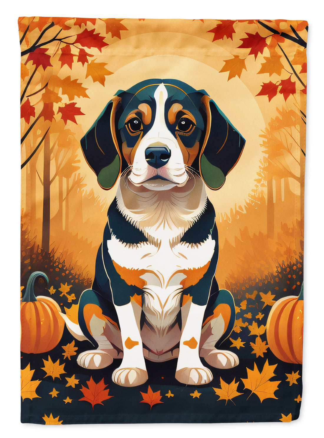 Buy this Beagle Fall House Flag