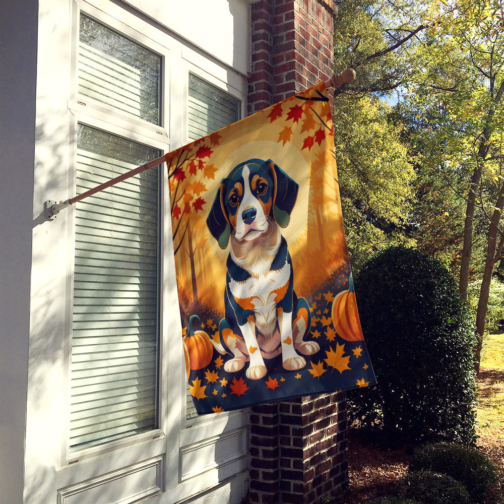 Beagle Fall House Flag  the-store.com.