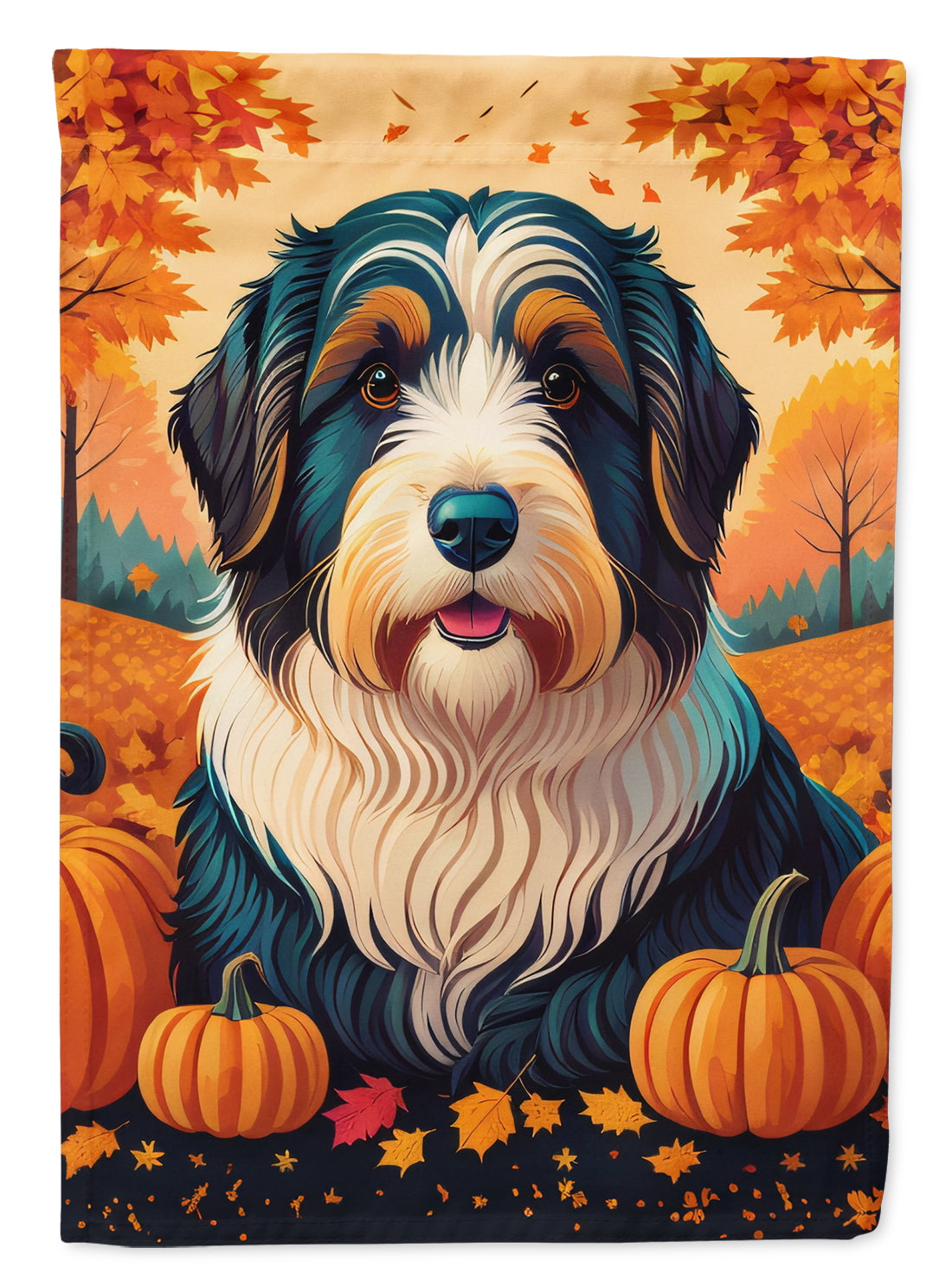 Buy this Bearded Collie Fall Garden Flag