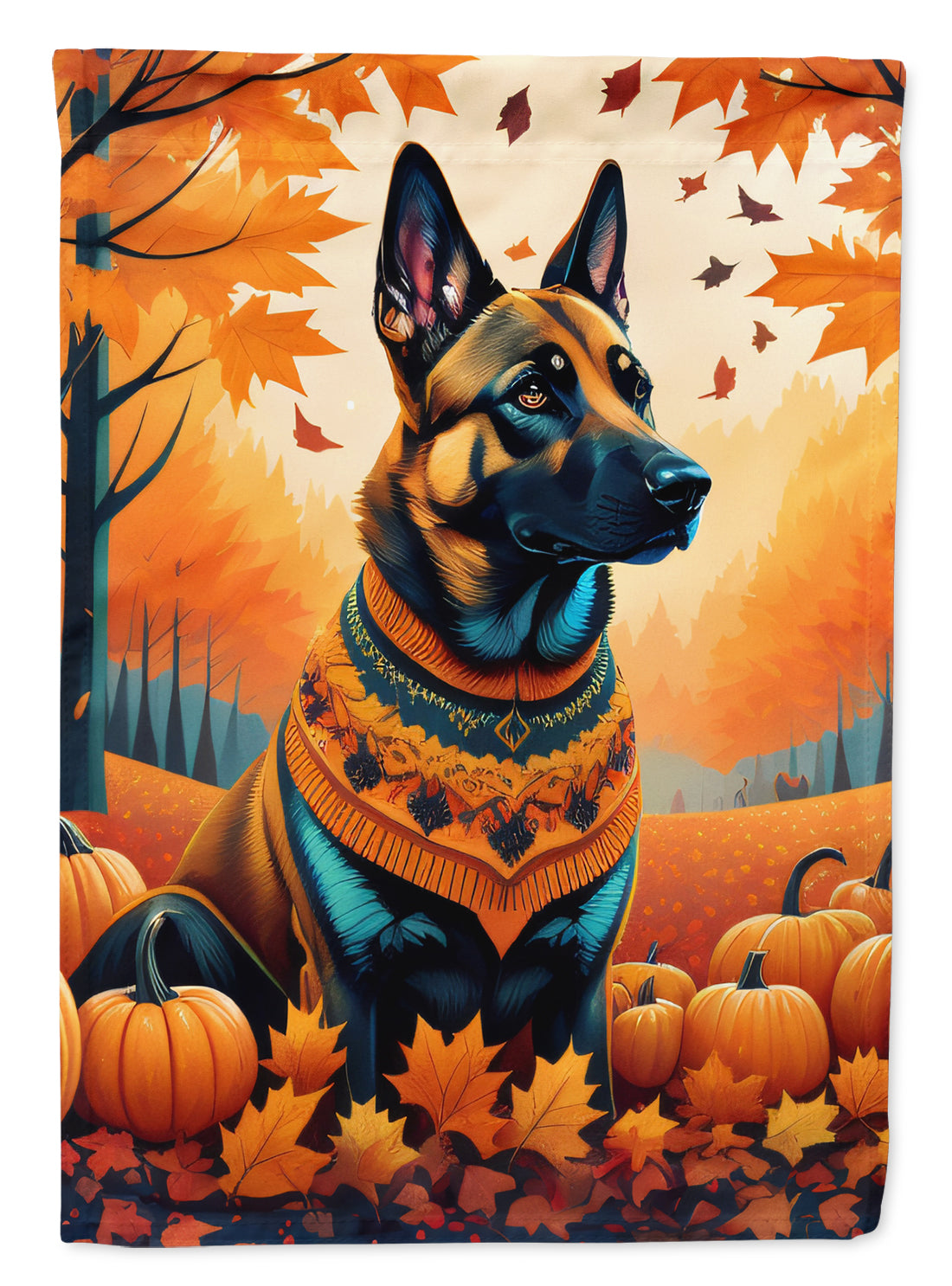 Buy this Belgian Malinois Fall House Flag