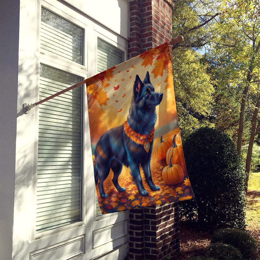 Buy this Belgian Sheepdog Fall House Flag