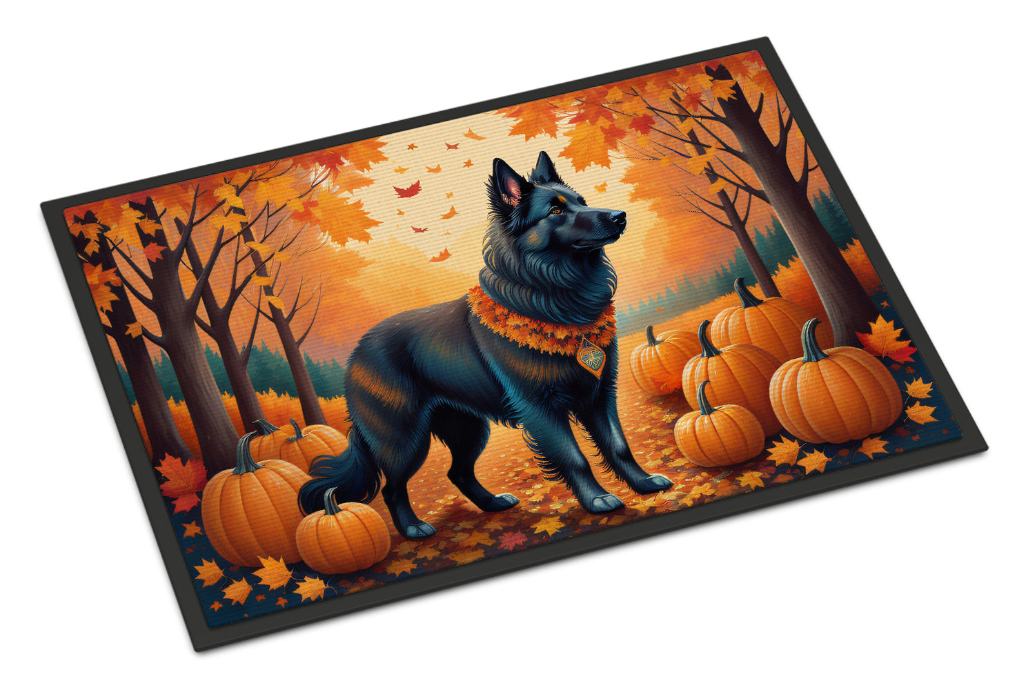 Buy this Belgian Sheepdog Fall Indoor or Outdoor Mat 24x36