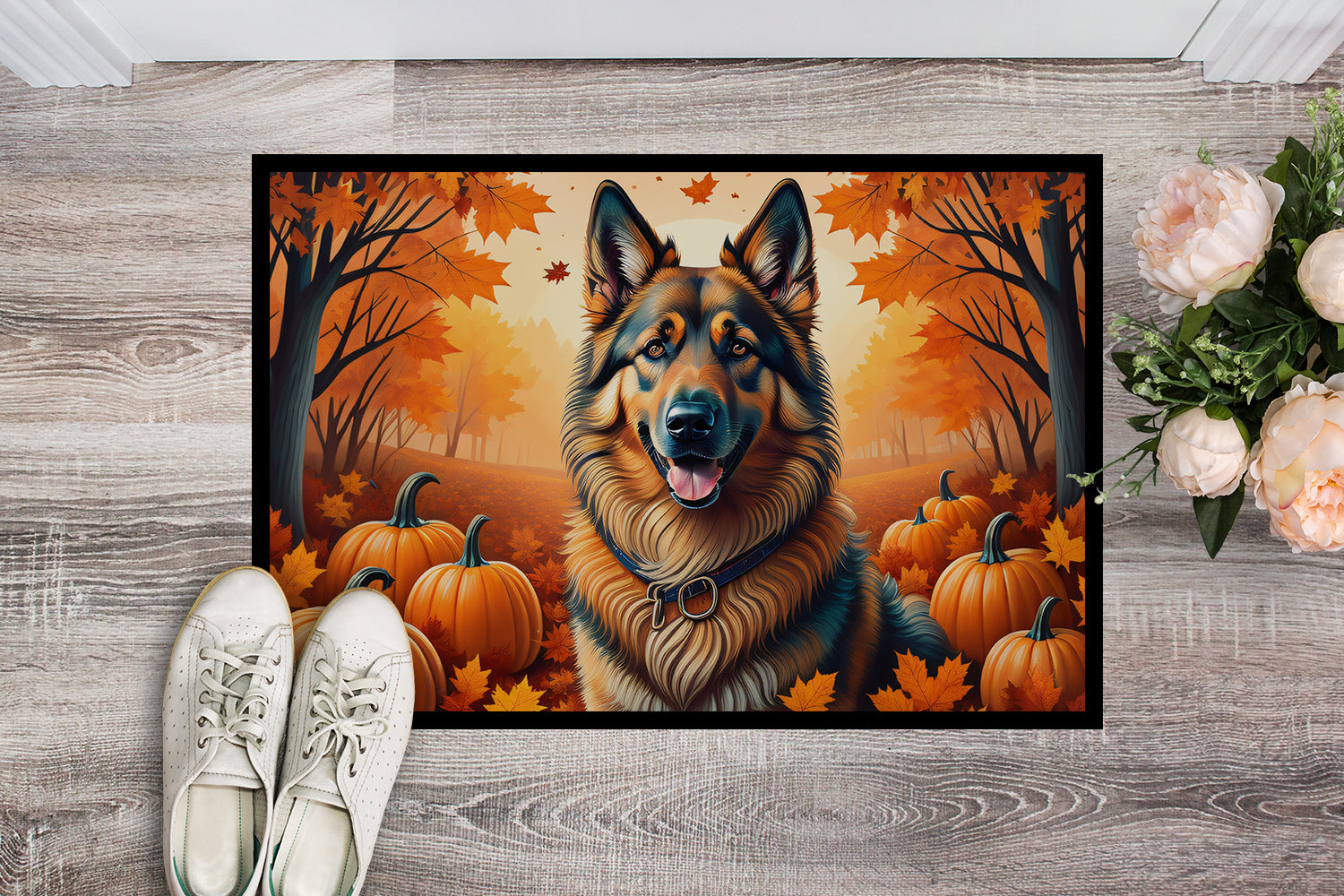 Buy this Belgian Tervuren Fall Indoor or Outdoor Mat 24x36