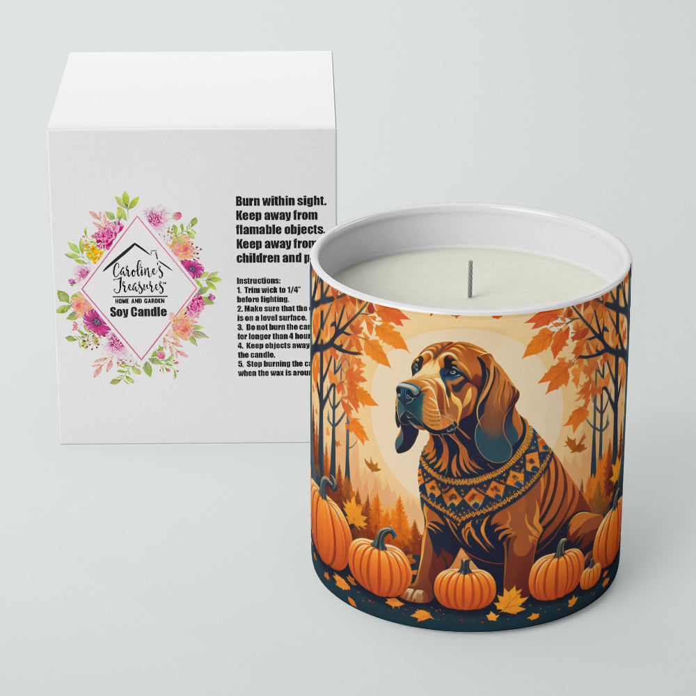 Buy this Bloodhound Fall Decorative Soy Candle