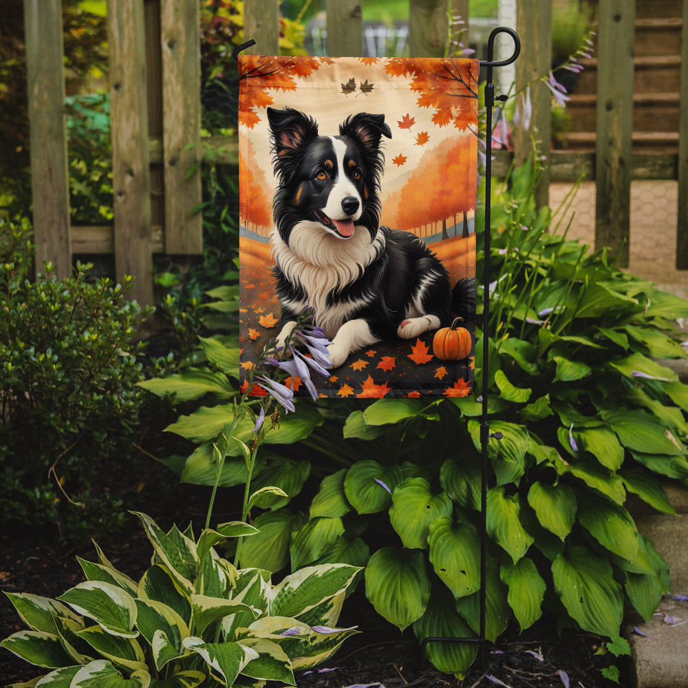 Border Collie Fall Garden Flag  the-store.com.