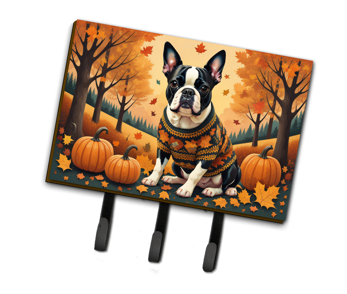 Buy this Boston Terrier Fall Leash or Key Holder