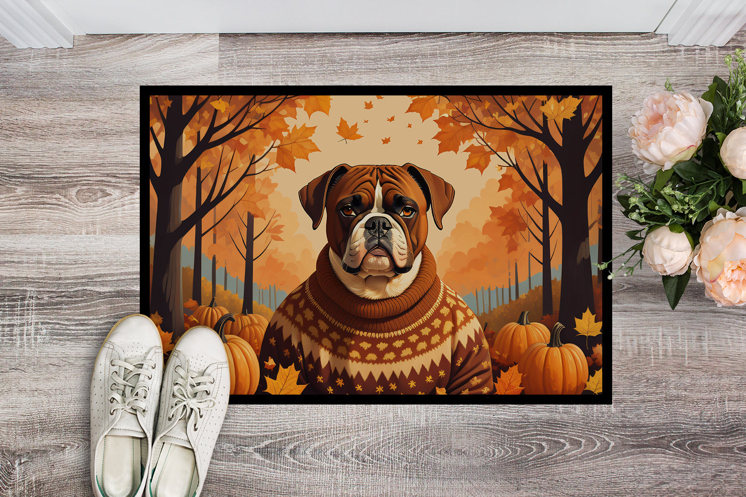 Boxer Fall Indoor or Outdoor Mat 24x36  the-store.com.