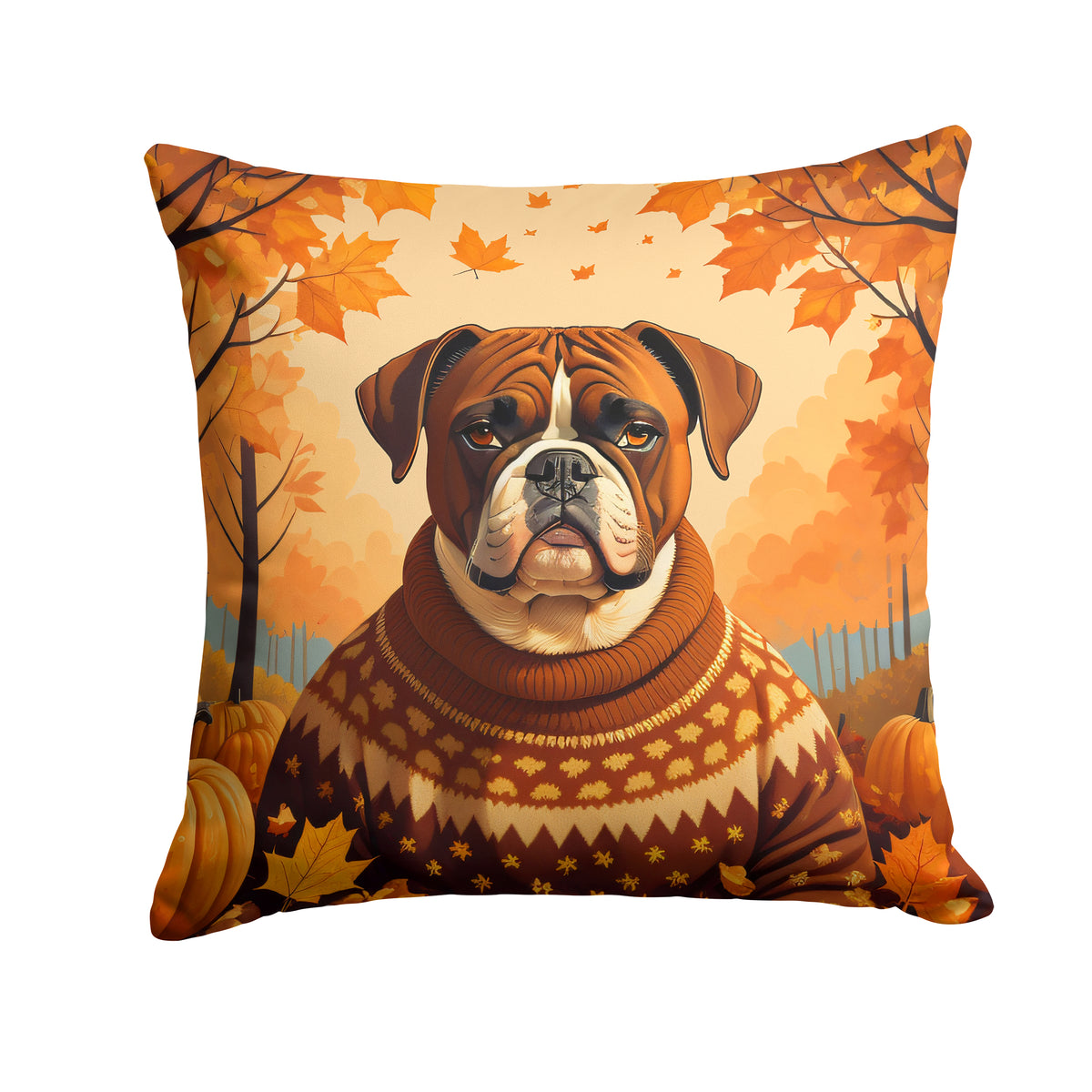 Buy this Boxer Fall Fabric Decorative Pillow