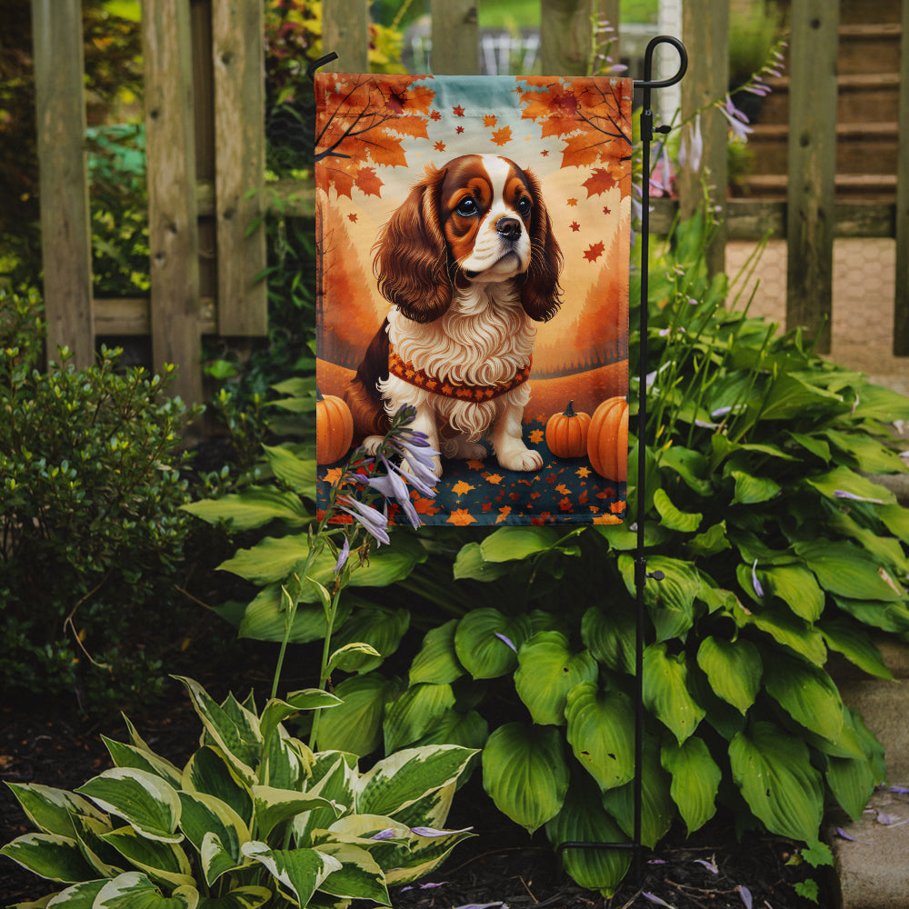 Buy this Cavalier Spaniel Fall Garden Flag