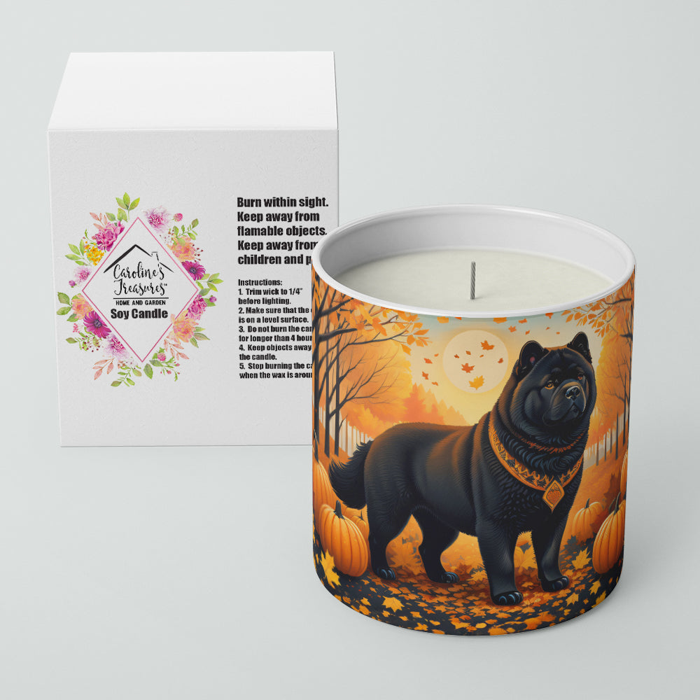 Buy this Black Chow Chow Fall Decorative Soy Candle