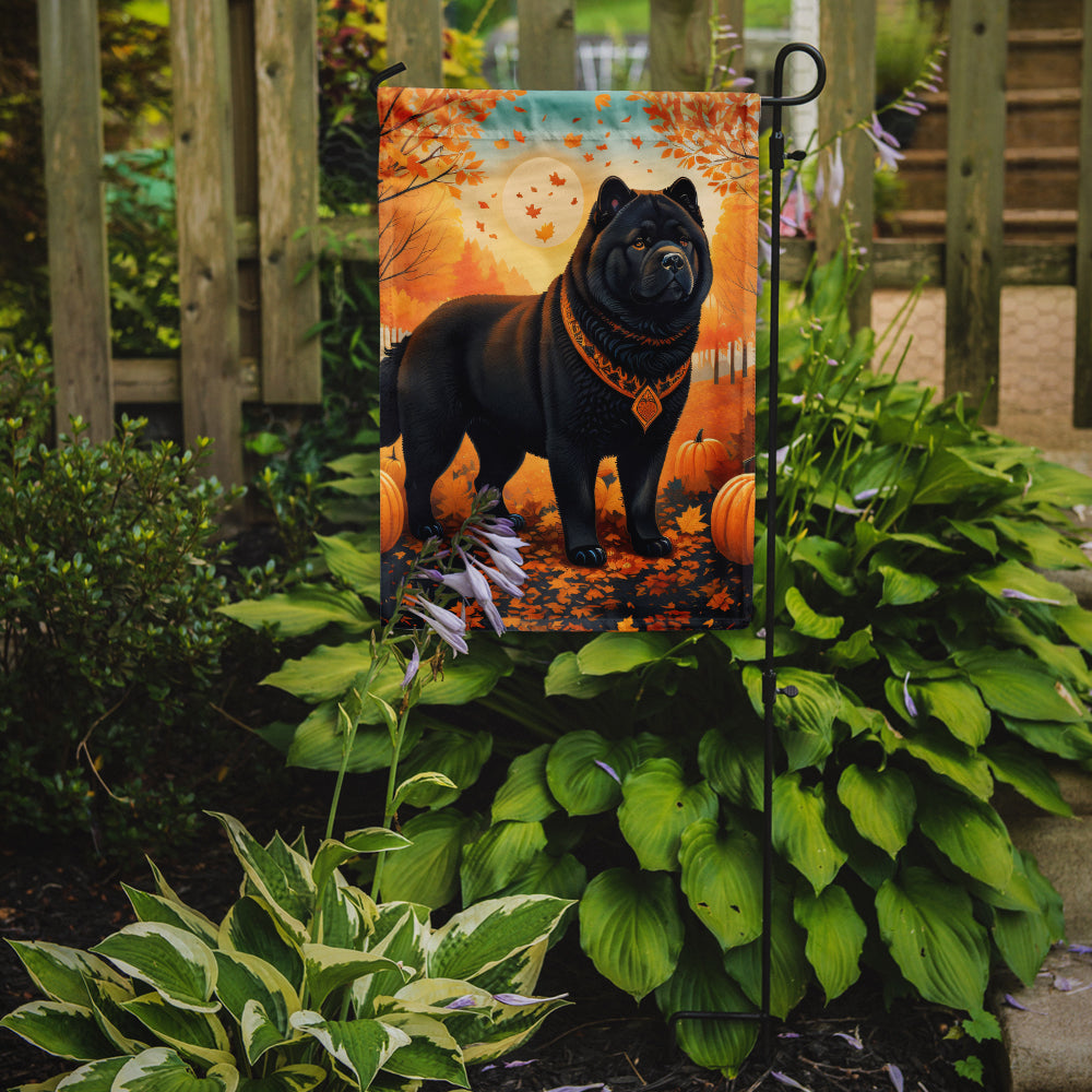 Buy this Black Chow Chow Fall Garden Flag