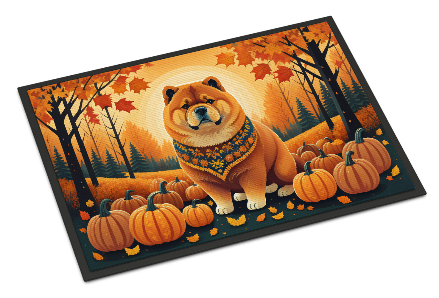 Buy this Chow Chow Fall Doormat 18x27