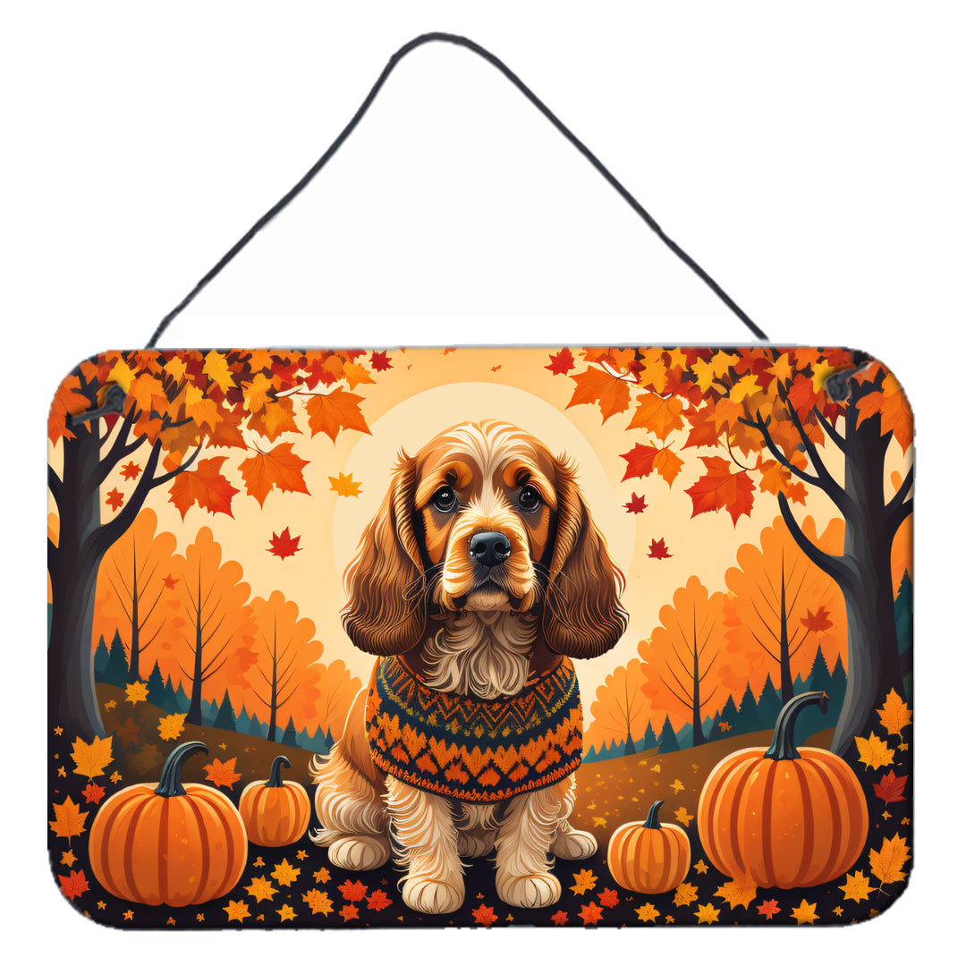 Buy this Cocker Spaniel Fall Wall or Door Hanging Prints