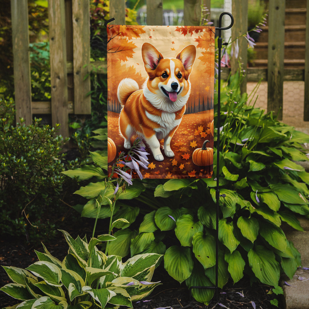 Buy this Corgi Fall Garden Flag