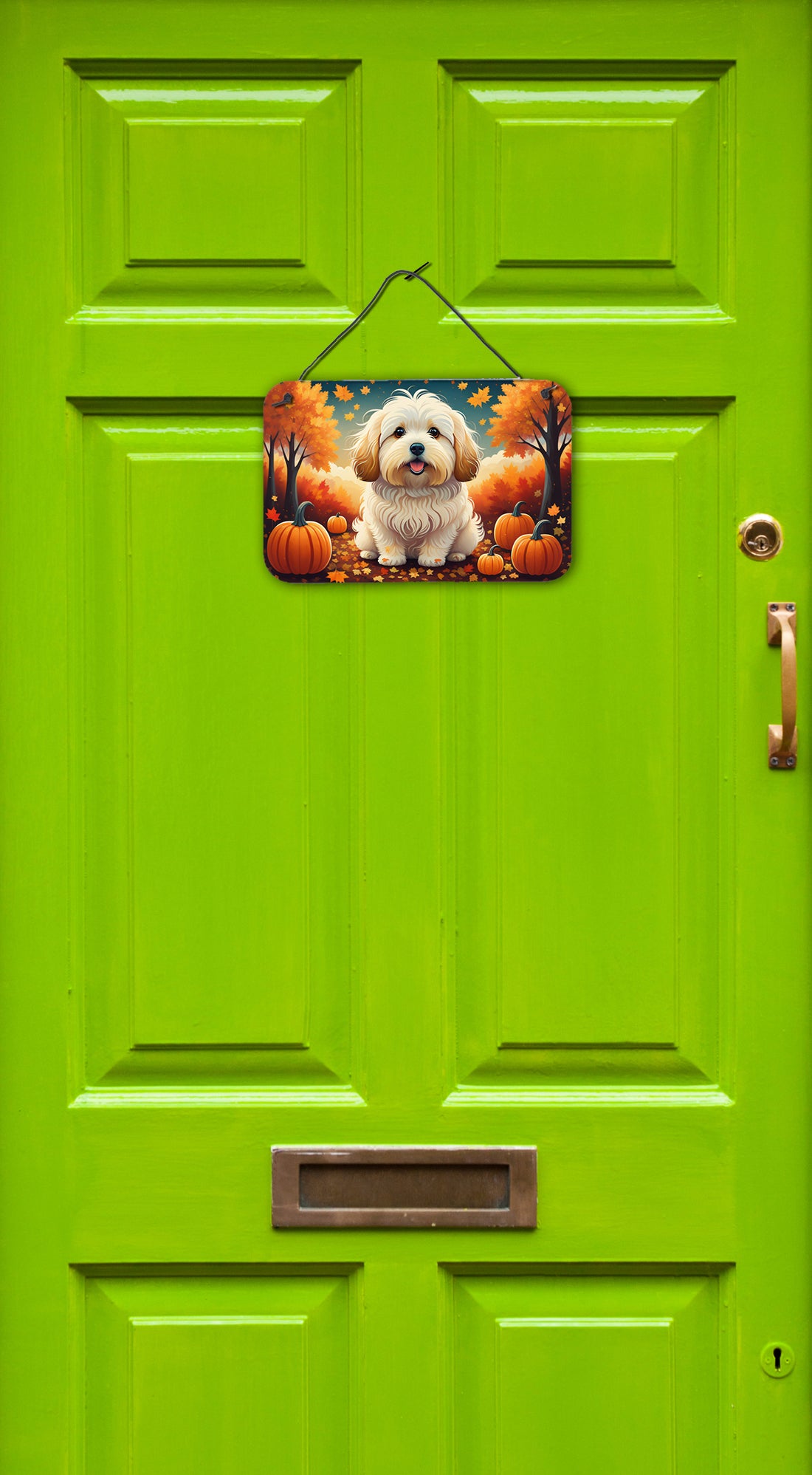 Coton De Tulear Fall Wall or Door Hanging Prints