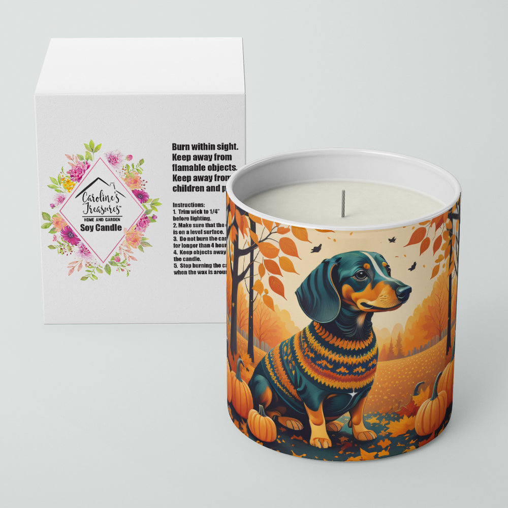 Buy this Dachshund Fall Decorative Soy Candle