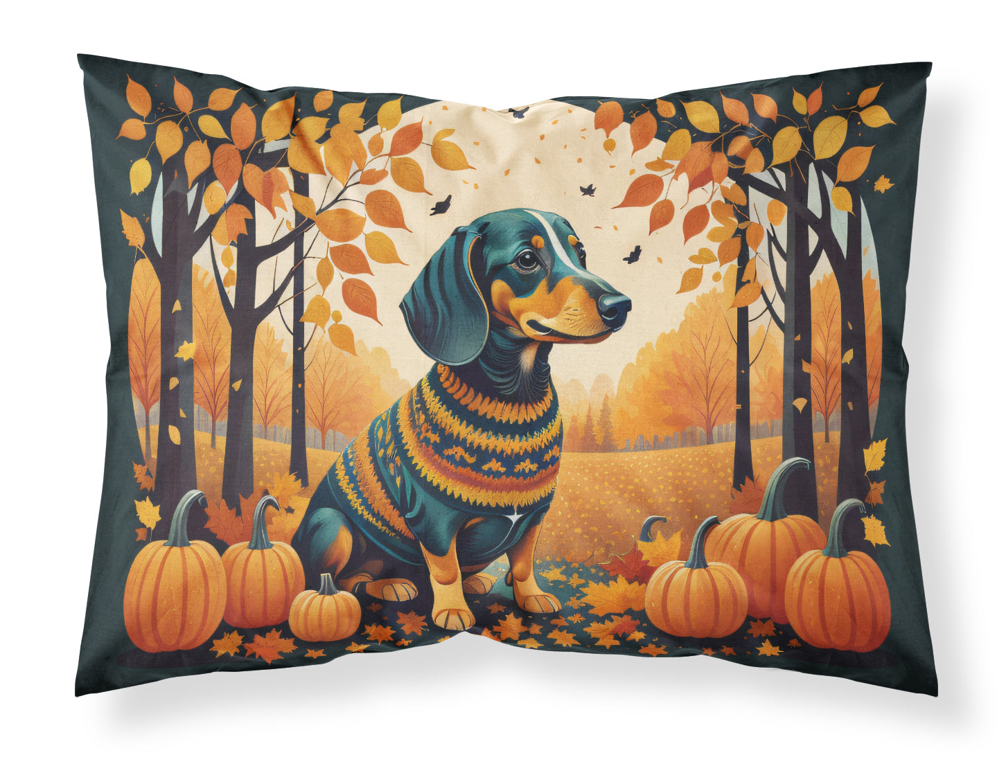 Buy this Dachshund Fall Fabric Standard Pillowcase