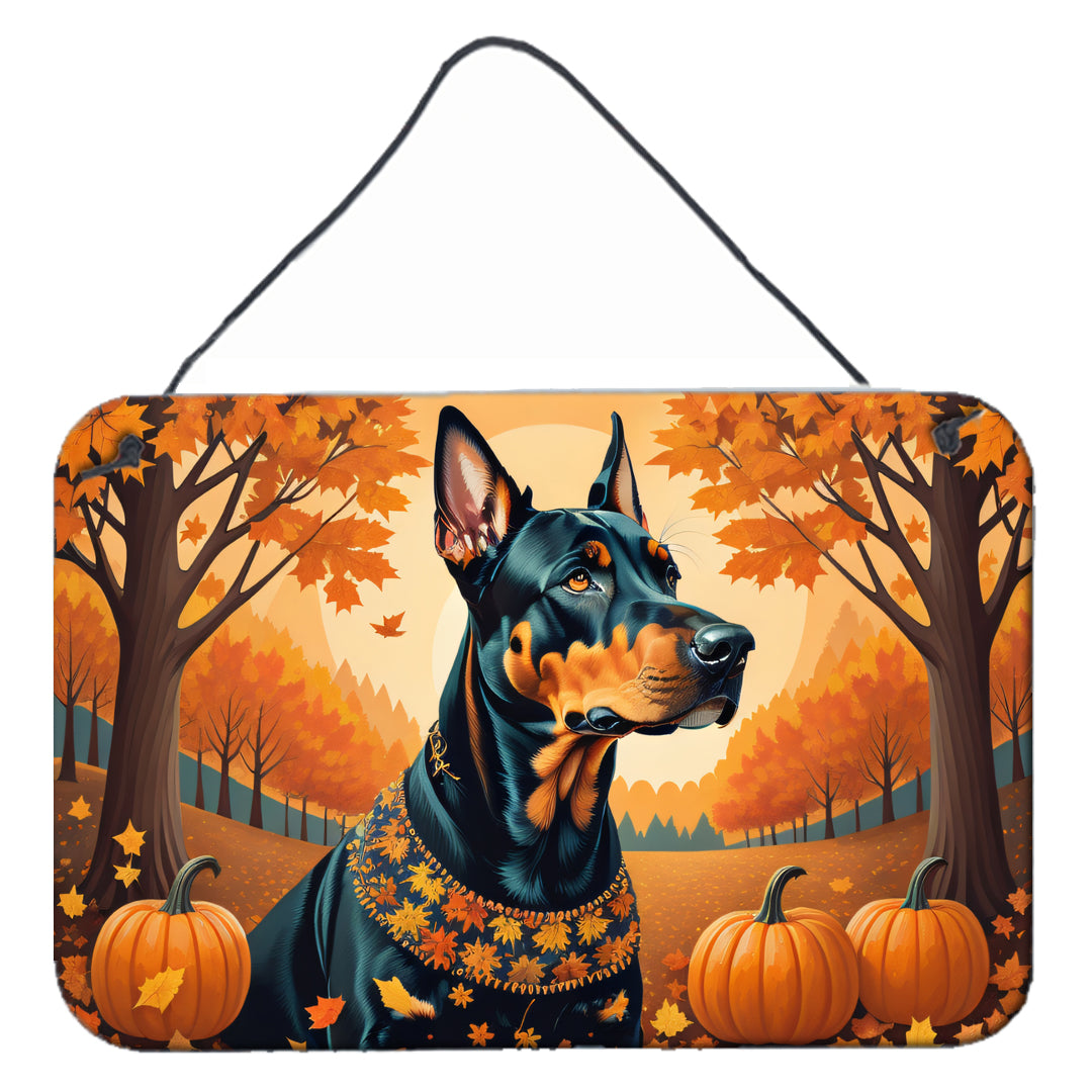 Buy this Doberman Pinscher Fall Wall or Door Hanging Prints