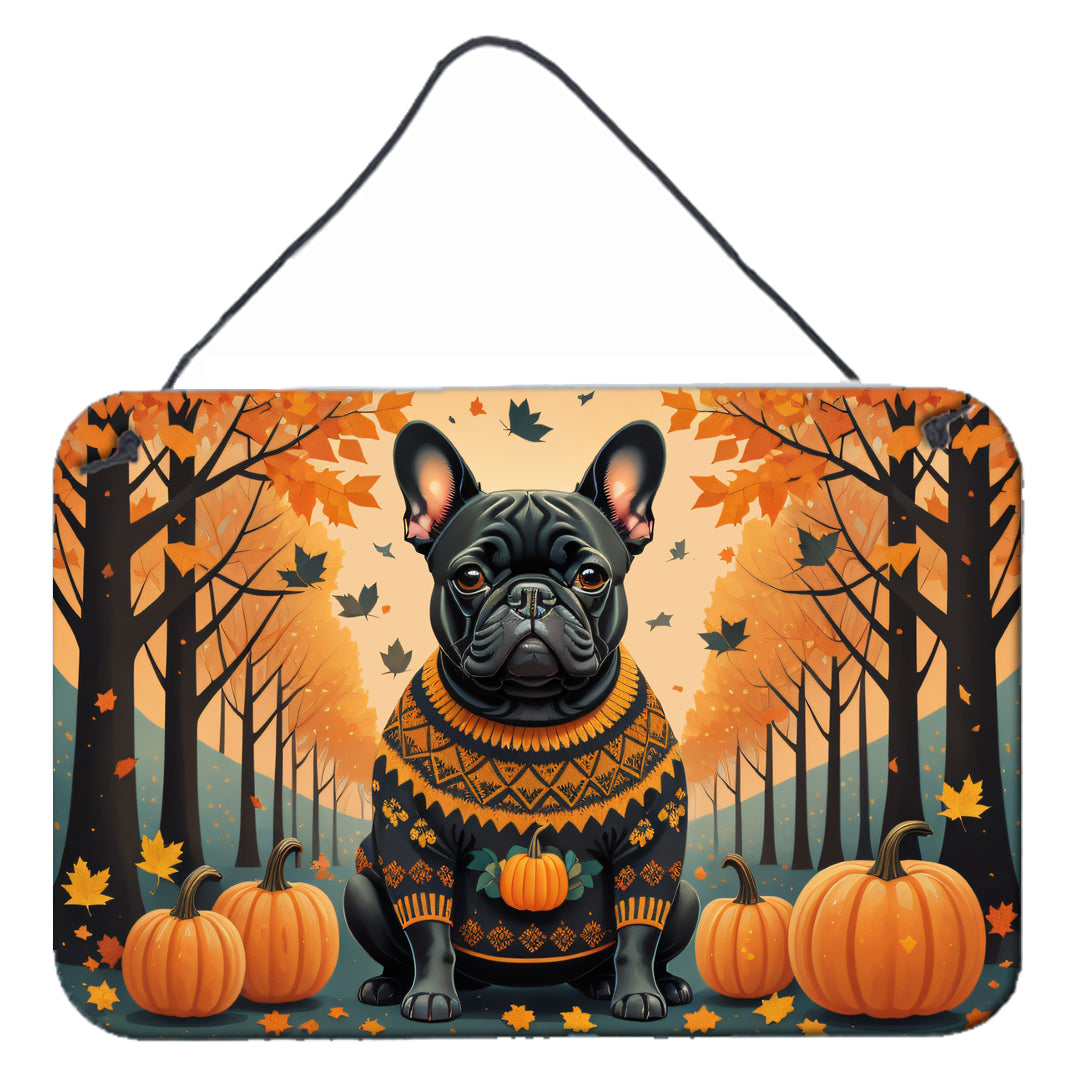 Buy this Black French Bulldog Fall Wall or Door Hanging Prints