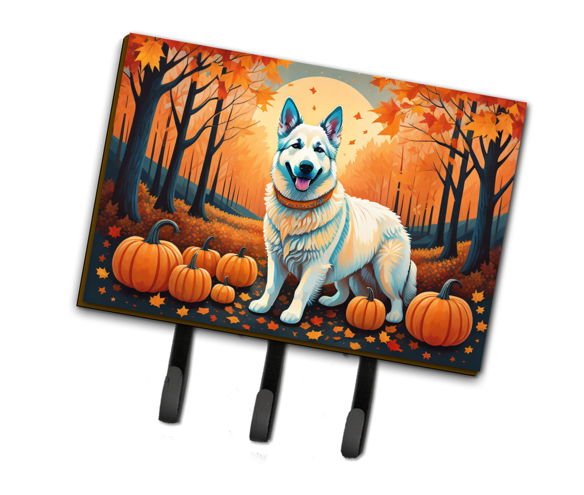 Buy this White German Shepherd Fall Leash or Key Holder