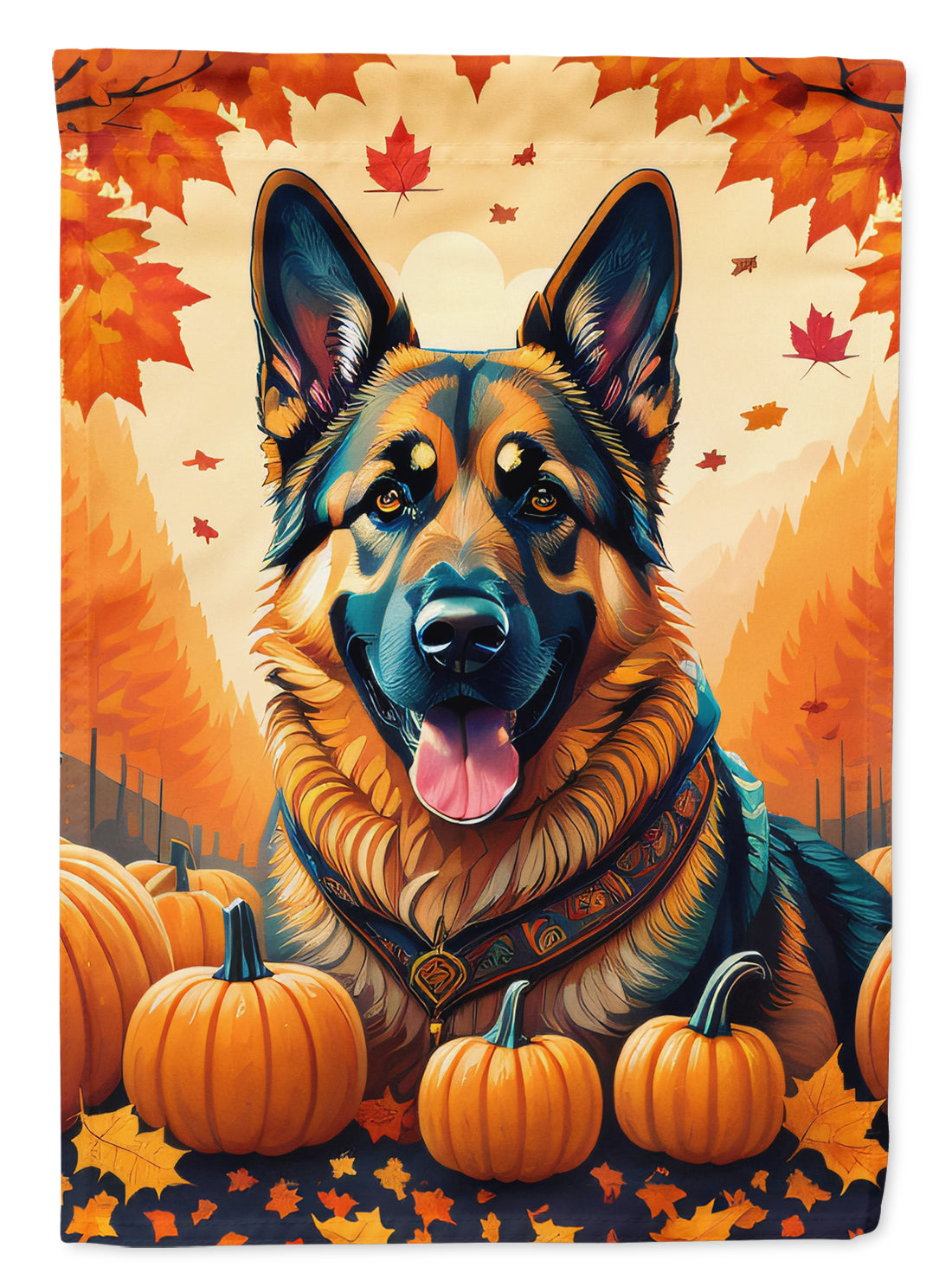 Buy this German Shepherd Fall House Flag