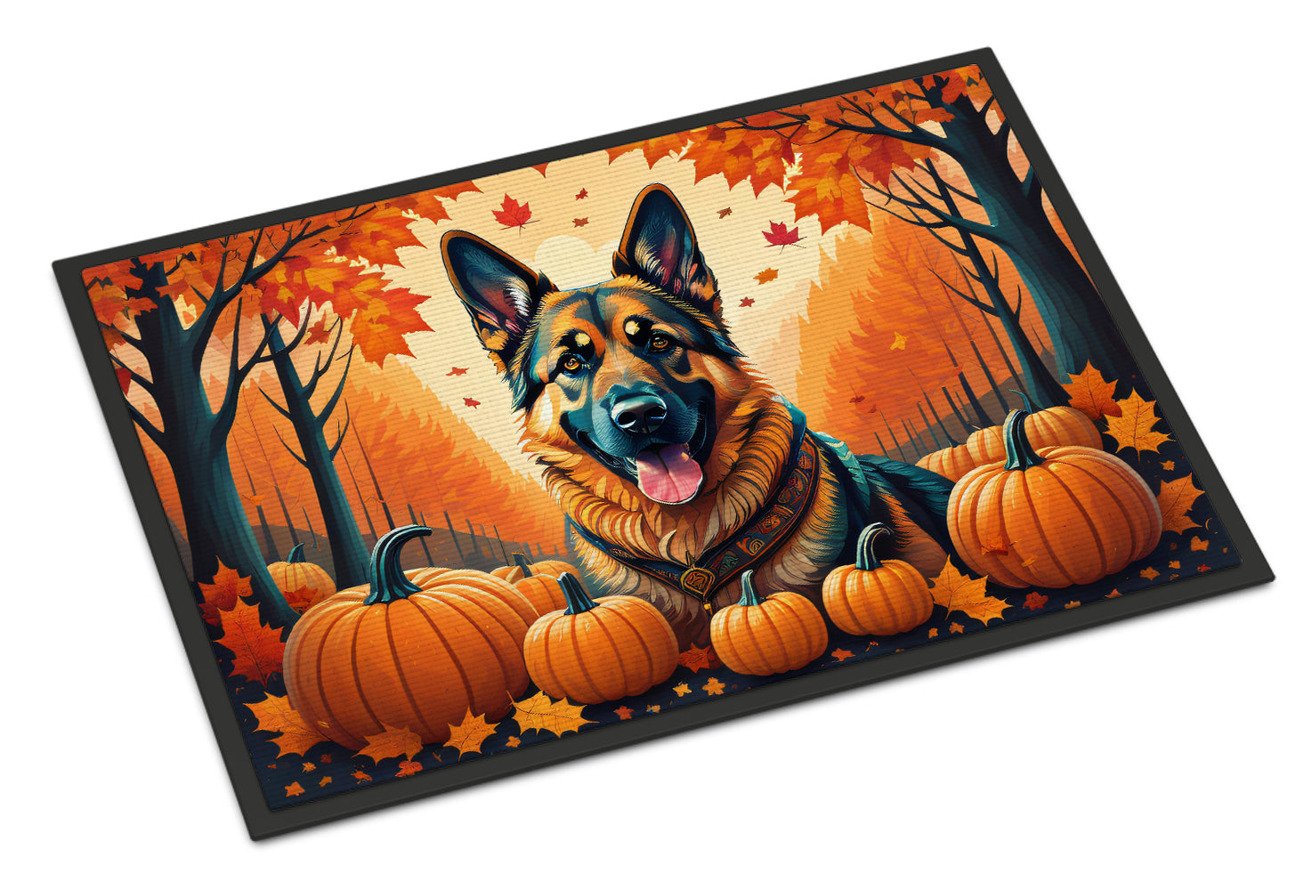 Buy this German Shepherd Fall Indoor or Outdoor Mat 24x36