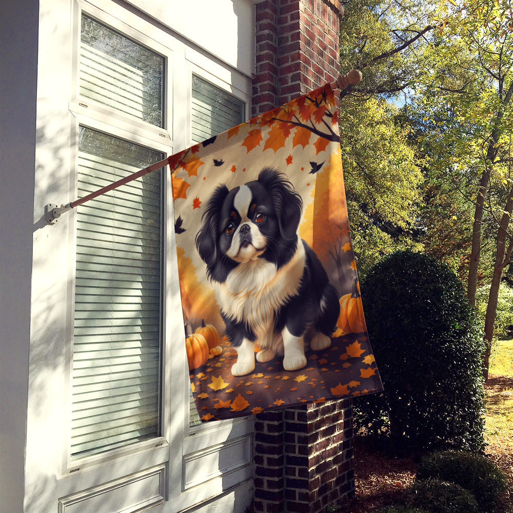 Japanese Chin Fall House Flag  the-store.com.