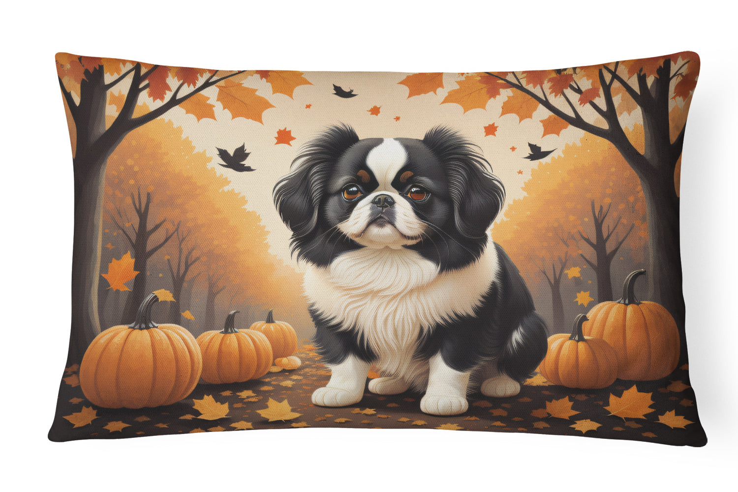 Buy this Japanese Chin Fall Fabric Decorative Pillow