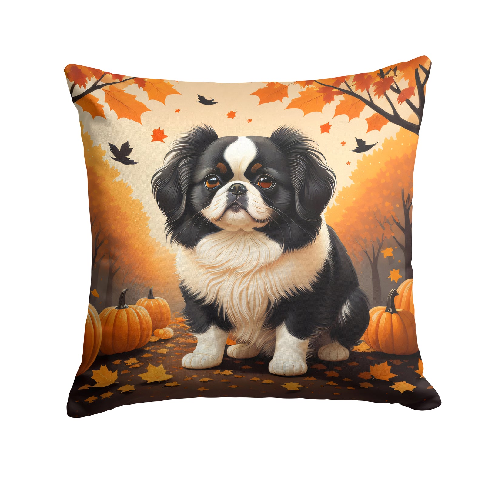 Buy this Japanese Chin Fall Fabric Decorative Pillow