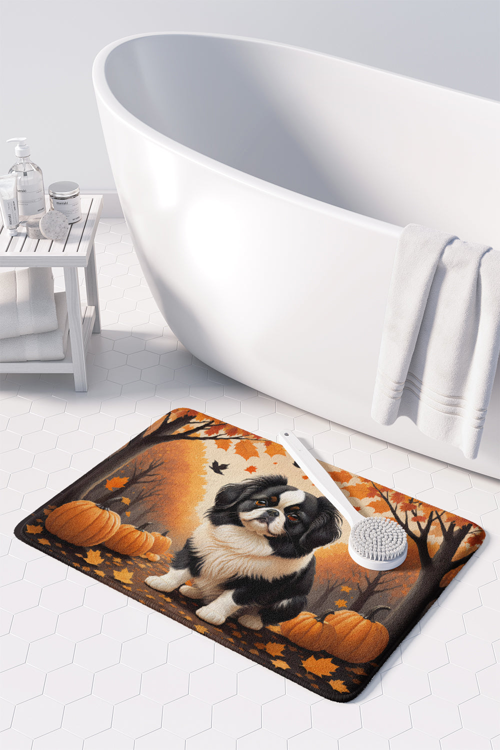 Japanese Chin Fall Memory Foam Kitchen Mat