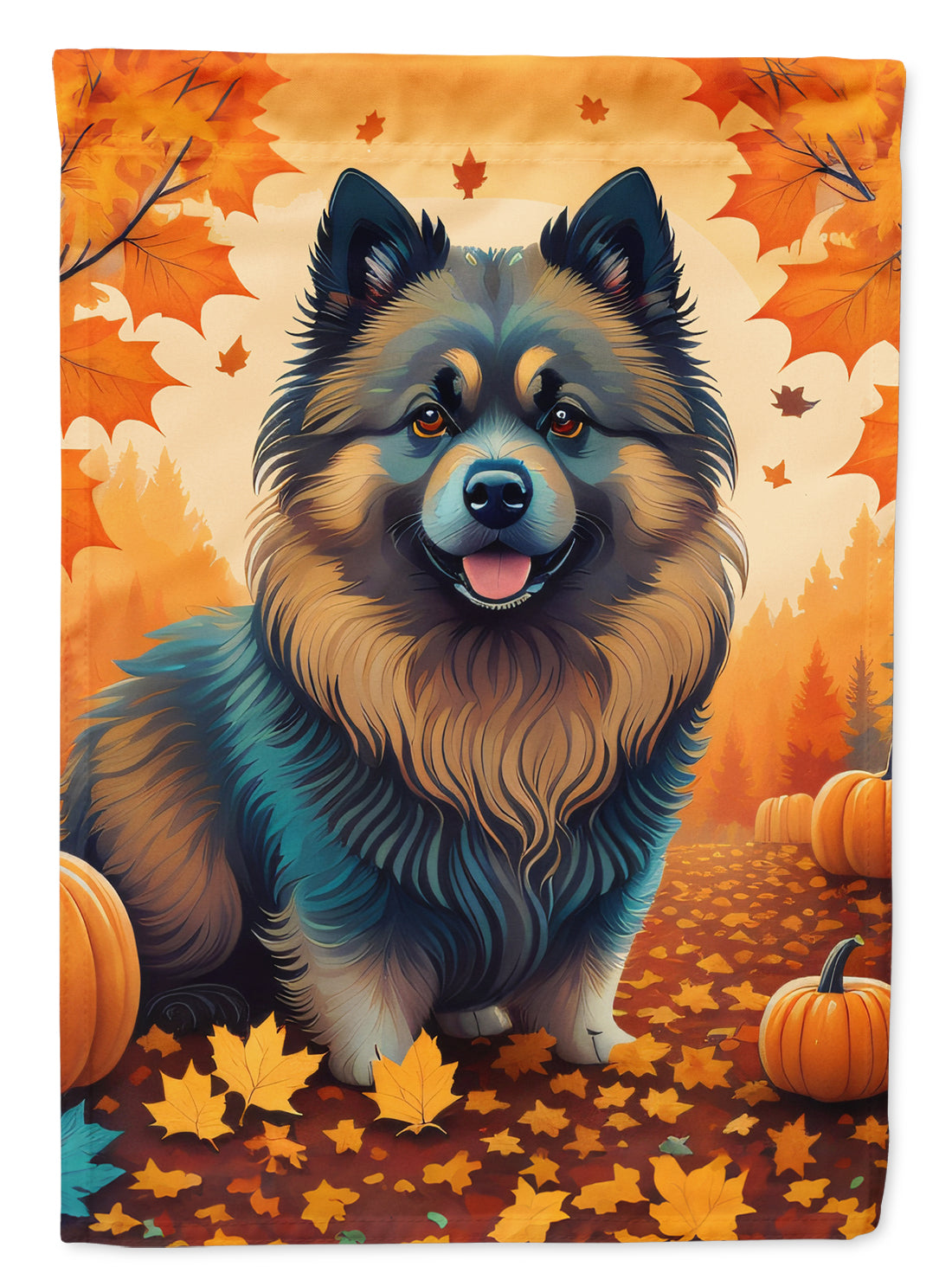 Buy this Keeshond Fall House Flag