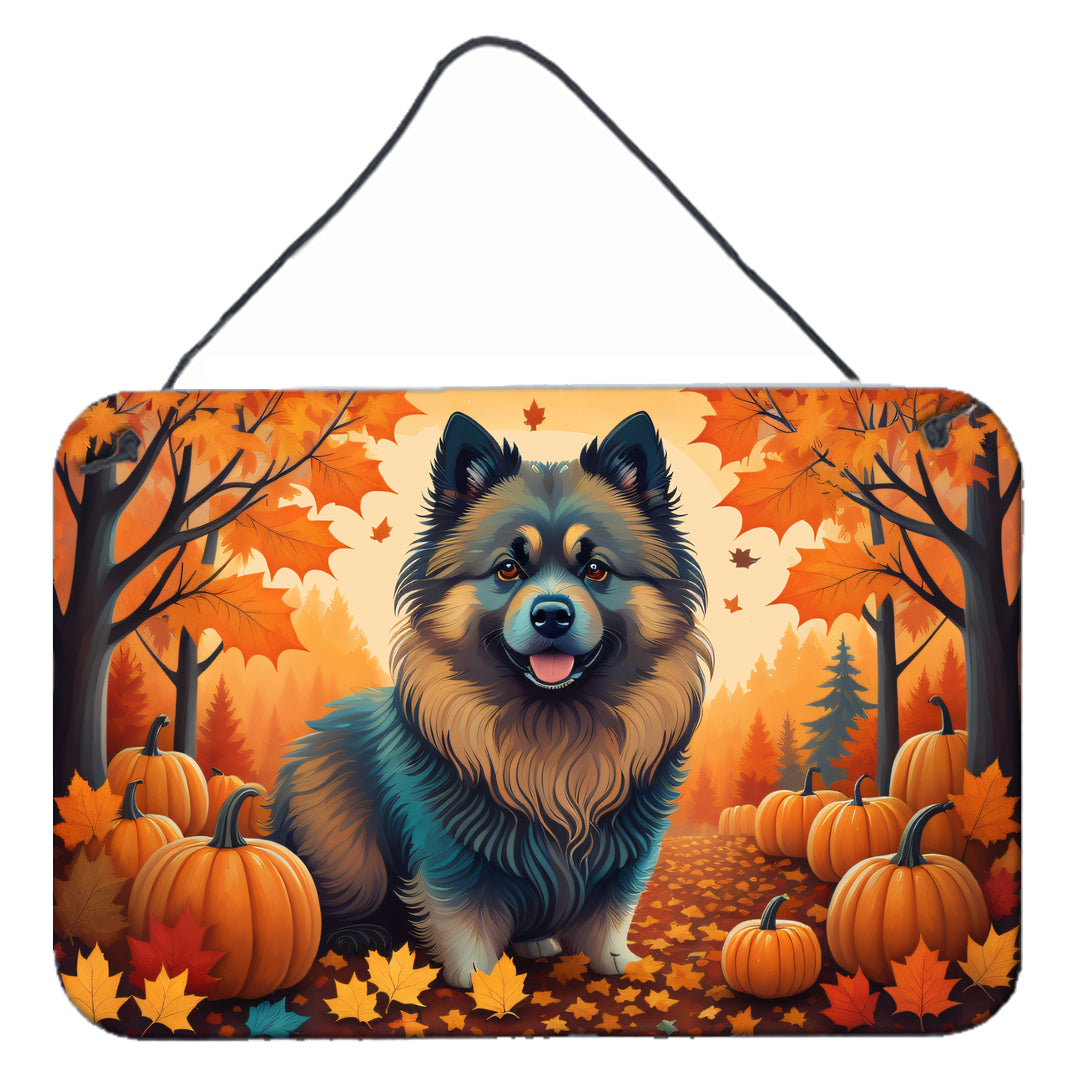 Buy this Keeshond Fall Wall or Door Hanging Prints