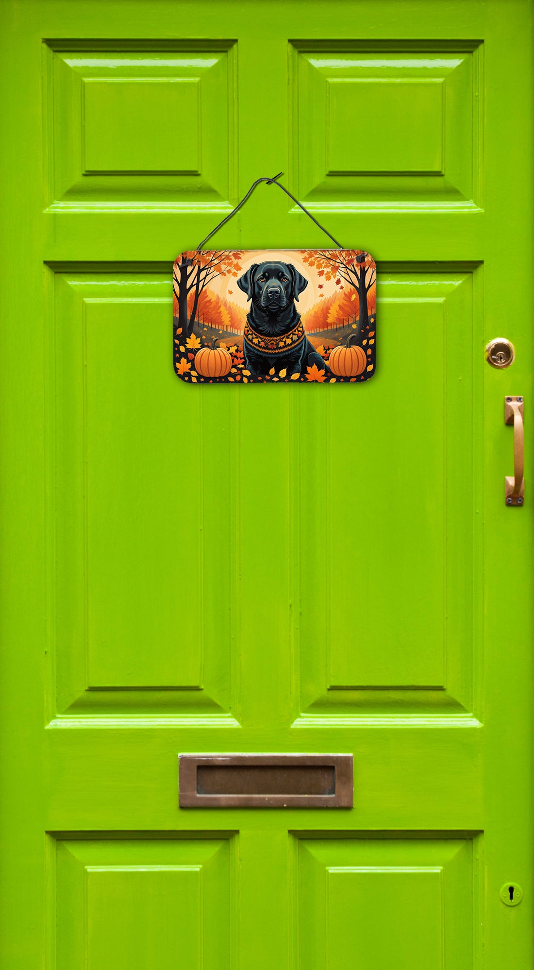 Buy this Black Labrador Retriever Fall Wall or Door Hanging Prints