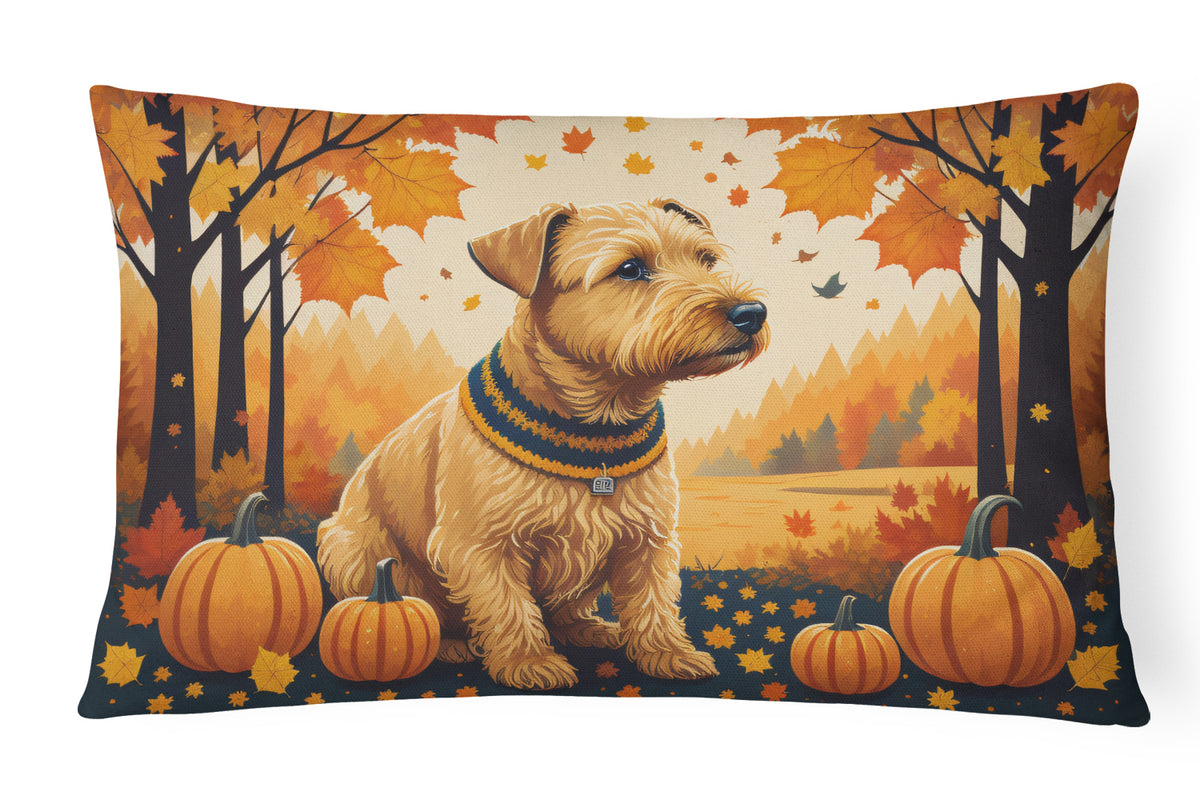 Buy this Lakeland Terrier Fall Fabric Decorative Pillow