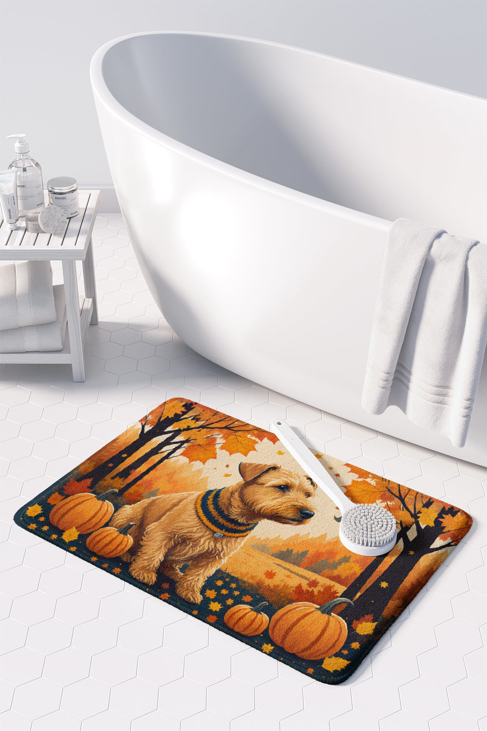 Lakeland Terrier Fall Memory Foam Kitchen Mat  the-store.com.