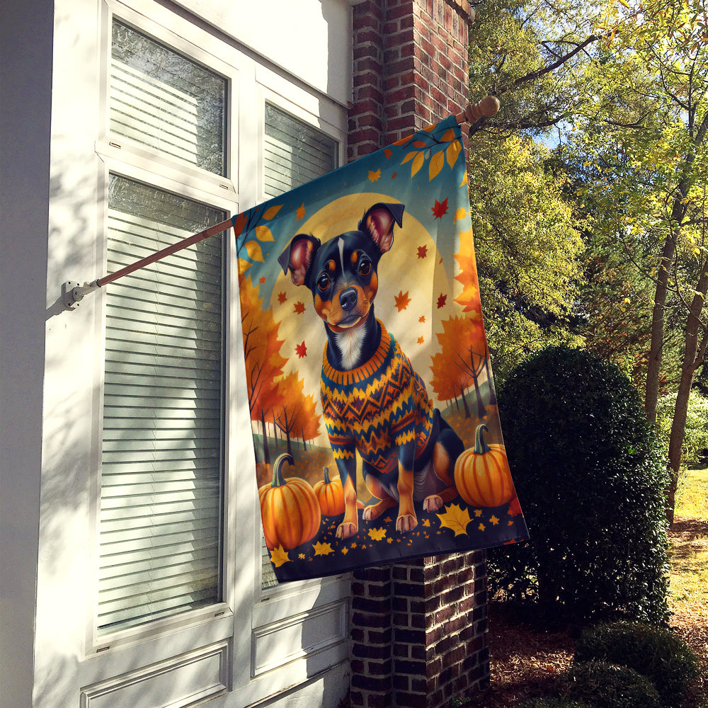 Buy this Miniature Pinscher Fall House Flag