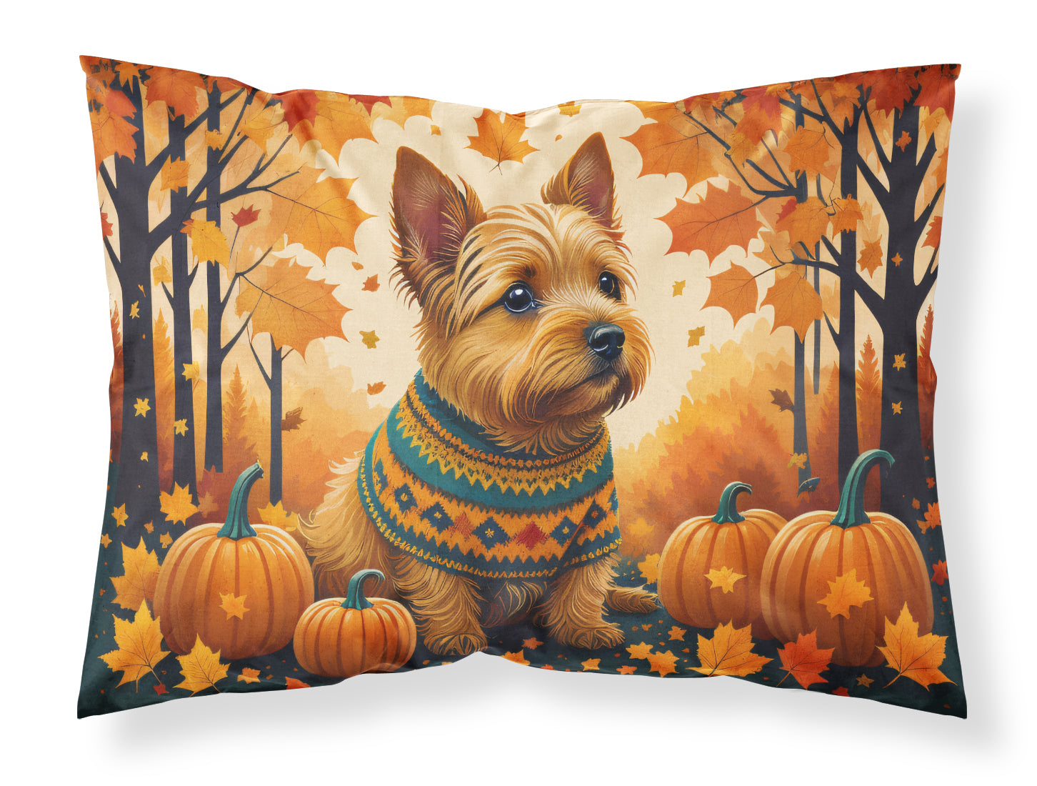 Buy this Norwich Terrier Fall Fabric Standard Pillowcase