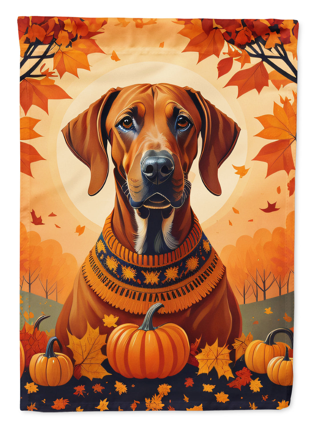 Buy this Rhodesian Ridgeback Fall Garden Flag