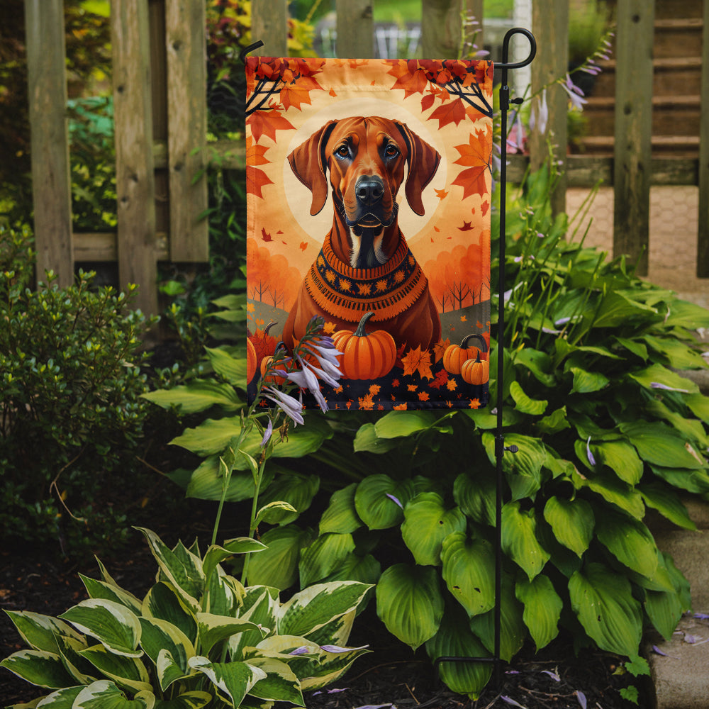 Buy this Rhodesian Ridgeback Fall Garden Flag