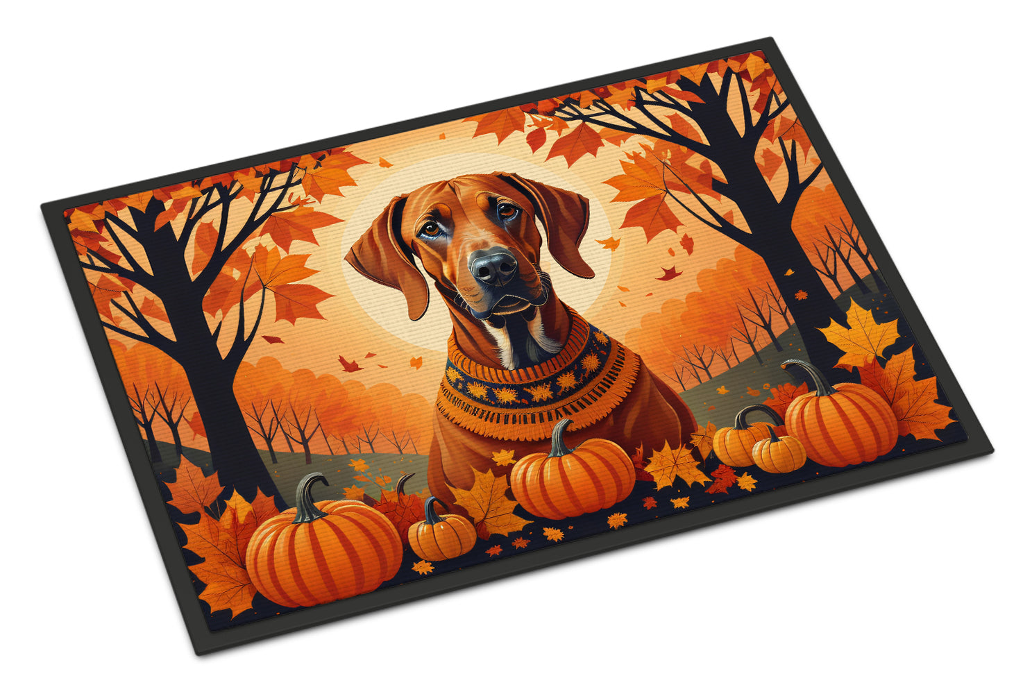 Buy this Rhodesian Ridgeback Fall Indoor or Outdoor Mat 24x36