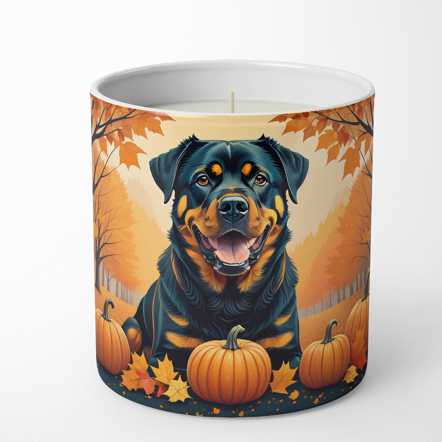 Buy this Rottweiler Fall Decorative Soy Candle