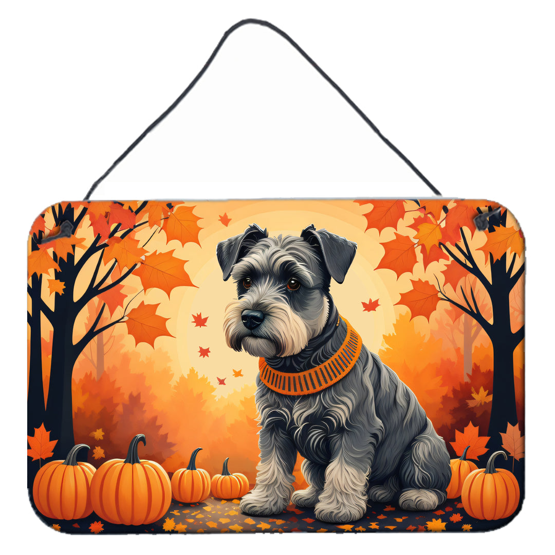 Buy this Schnauzer Fall Wall or Door Hanging Prints