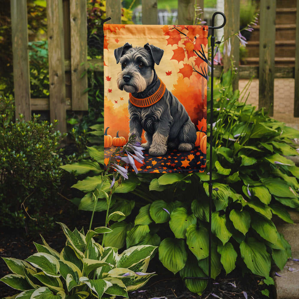 Buy this Schnauzer Fall Garden Flag