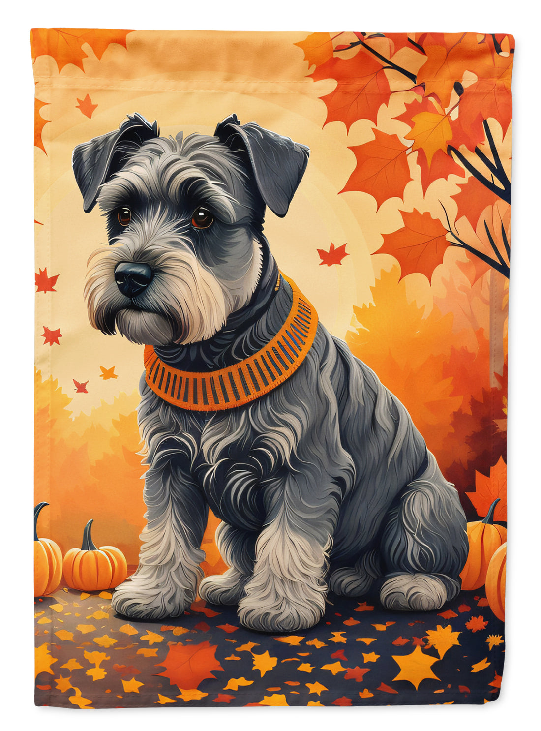 Buy this Schnauzer Fall Garden Flag