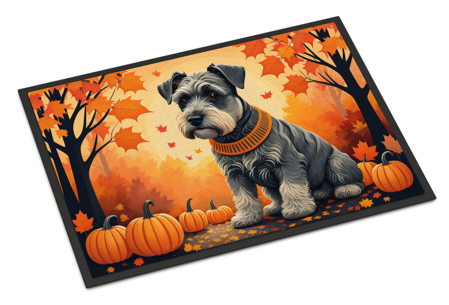 Buy this Schnauzer Fall Indoor or Outdoor Mat 24x36