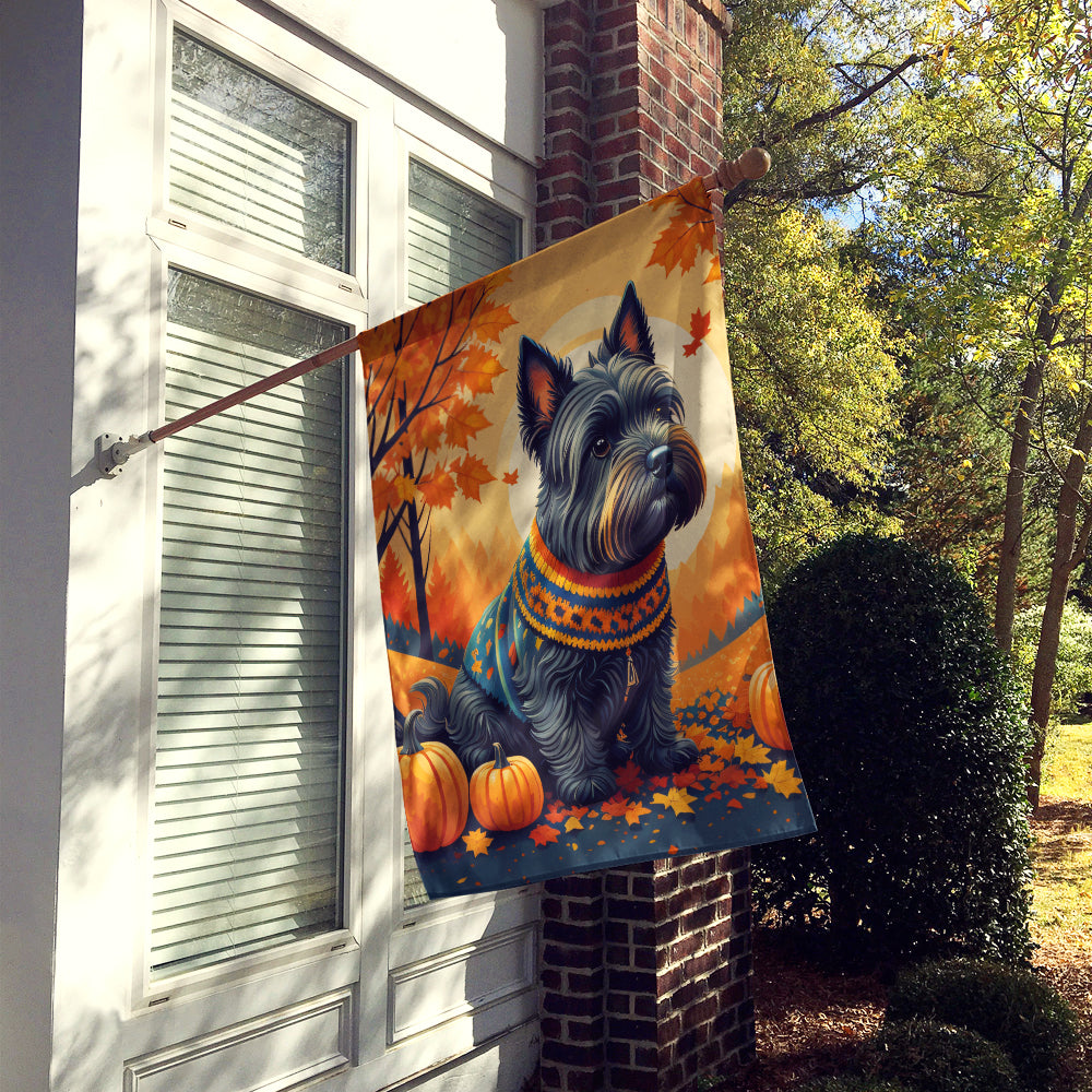 Buy this Scottish Terrier Fall House Flag