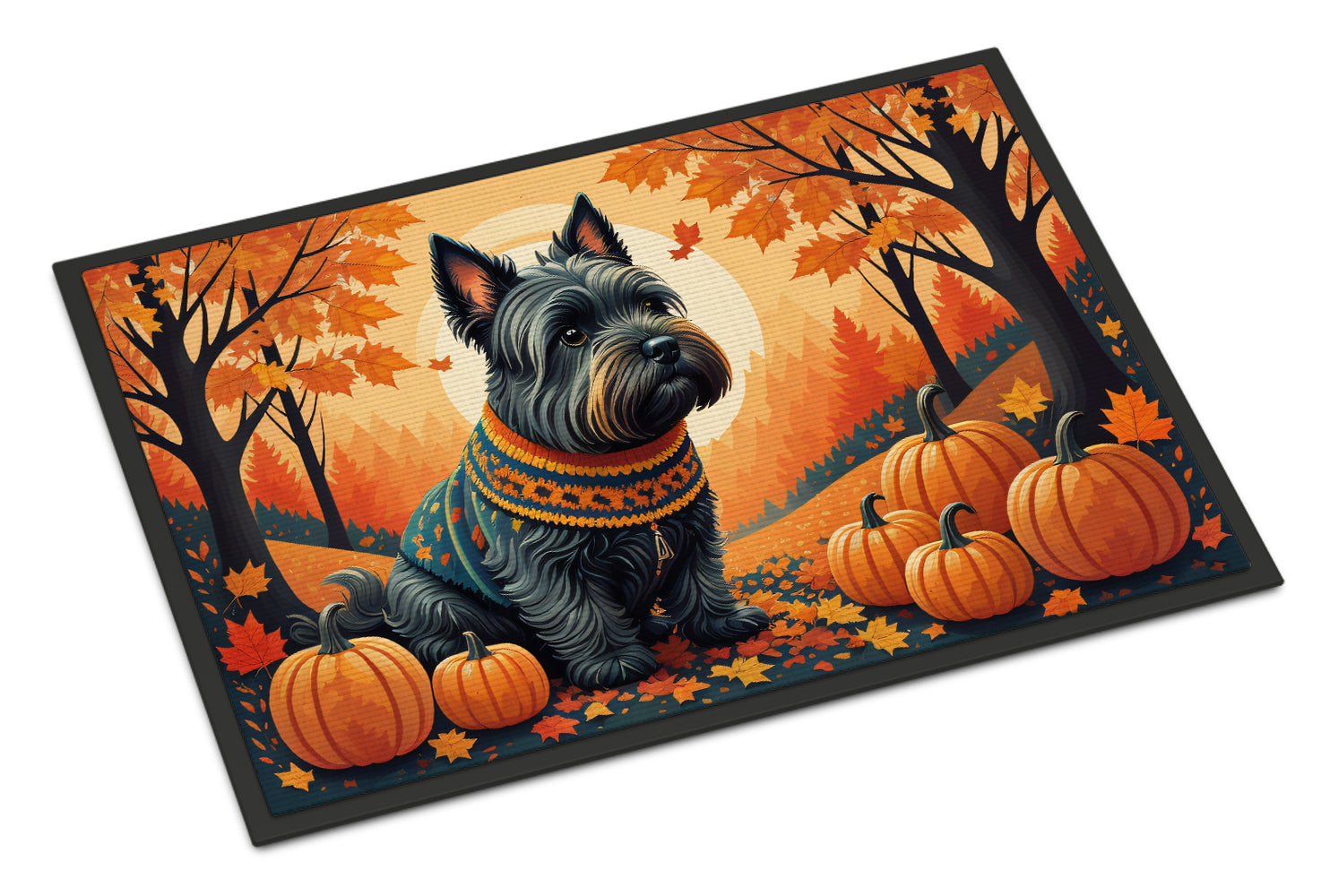 Buy this Scottish Terrier Fall Indoor or Outdoor Mat 24x36