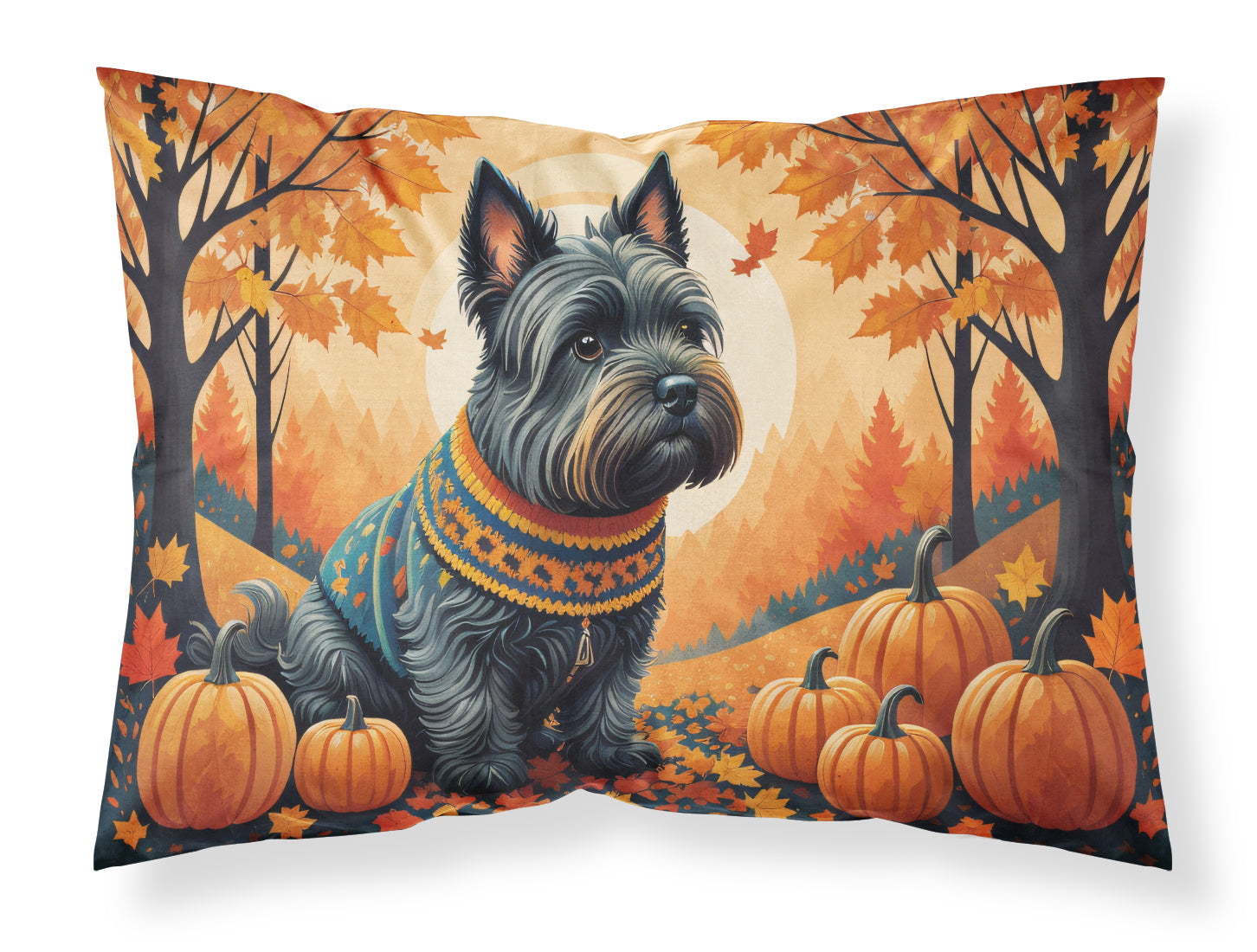 Buy this Scottish Terrier Fall Fabric Standard Pillowcase