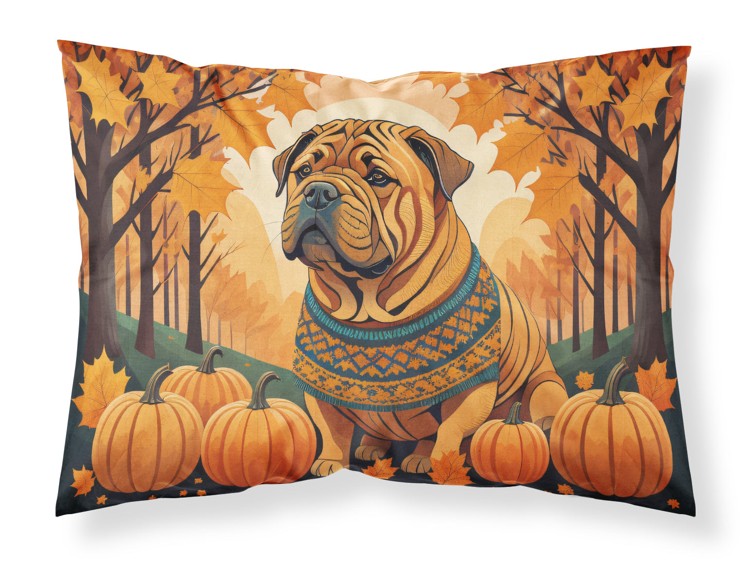 Buy this Shar Pei Fall Fabric Standard Pillowcase